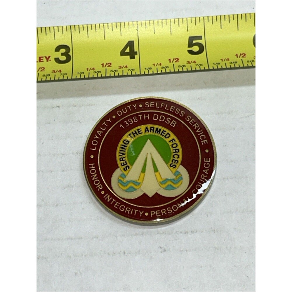 1398th DDSB Serving The Armed Forces For Excellence Challenge Coin